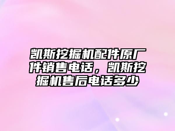 凱斯挖掘機(jī)配件原廠件銷售電話，凱斯挖掘機(jī)售后電話多少