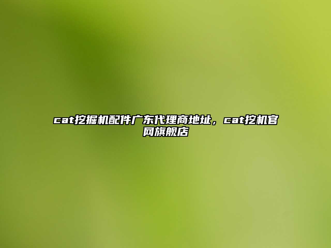 cat挖掘機(jī)配件廣東代理商地址，cat挖機(jī)官網(wǎng)旗艦店