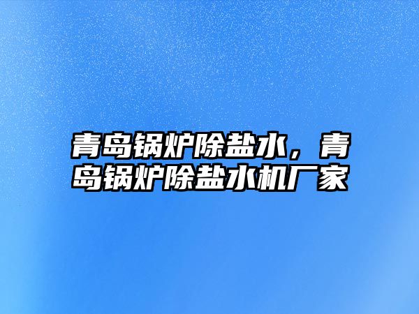 青島鍋爐除鹽水，青島鍋爐除鹽水機廠家