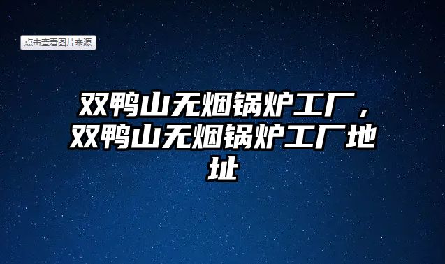 雙鴨山無煙鍋爐工廠，雙鴨山無煙鍋爐工廠地址