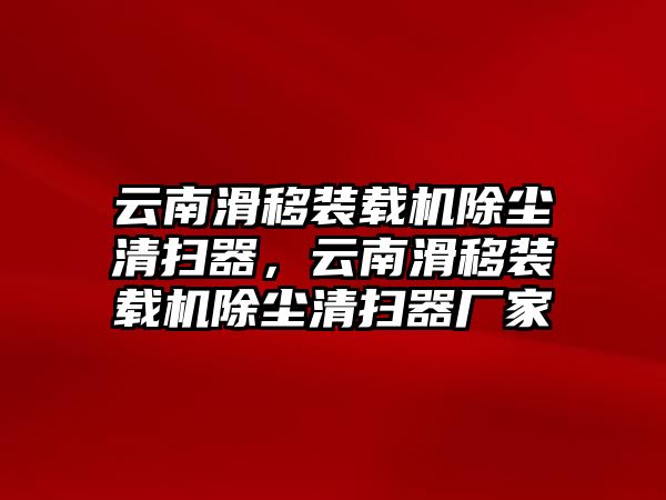 云南滑移裝載機(jī)除塵清掃器，云南滑移裝載機(jī)除塵清掃器廠家