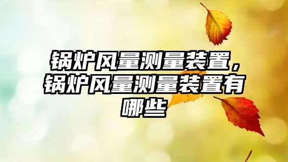 鍋爐風(fēng)量測(cè)量裝置，鍋爐風(fēng)量測(cè)量裝置有哪些