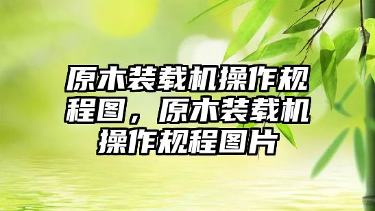 原木裝載機(jī)操作規(guī)程圖，原木裝載機(jī)操作規(guī)程圖片