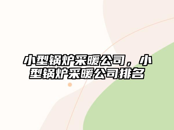 小型鍋爐采暖公司，小型鍋爐采暖公司排名