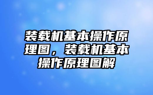 裝載機基本操作原理圖，裝載機基本操作原理圖解