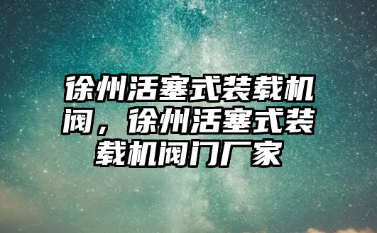 徐州活塞式裝載機閥，徐州活塞式裝載機閥門廠家