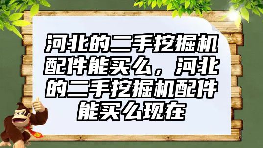 河北的二手挖掘機配件能買么，河北的二手挖掘機配件能買么現(xiàn)在